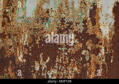 abstract wall textured background surface of old metal iron rust. vintage look background style. Stock Photo