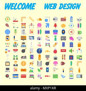 Trendy flat line icon pack for designers and developers. Icons for social media, social network, communication, digital marketing, for websites and mo Stock Vector