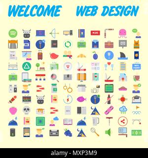 Set vector line icons in flat design with elements for mobile concepts and web apps. Collection modern infographic logo and pictogram. Vector illustra Stock Vector