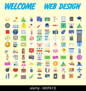 Set vector line icons in flat design with elements for mobile concepts and web apps. Collection modern infographic logo and pictogram. Vector illustra Stock Vector