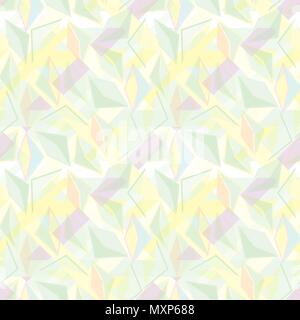 Seamless repeating background from multicolored triangles Stock Vector