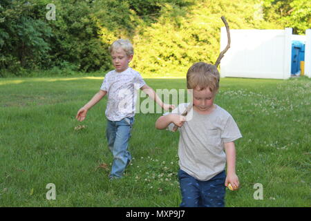 Spring time Play time Stock Photo