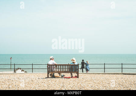 Kingsdown Beach Deal Kent UK Stock Photo