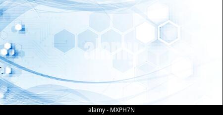 Digital technology world. Business virtual concept Stock Vector