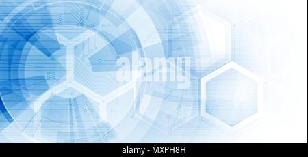 Digital technology world. Business virtual concept Stock Vector