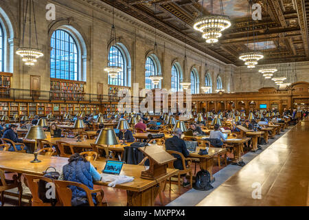 New York Public Library Stock Photo