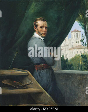 Vernet Emile Jean Horace - Self Portrait 1 Stock Photo