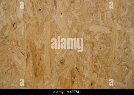 plywood  texture,   osb  board closeup - construction background - Stock Photo