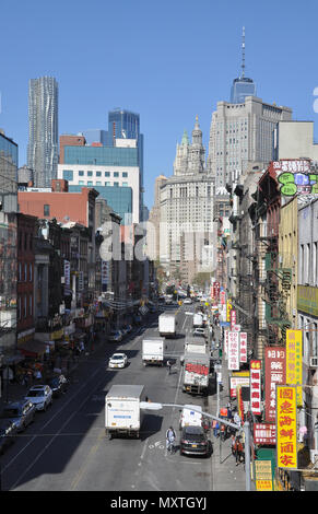 Chinatown in Lower Manhattan, New York City Stock Photo
