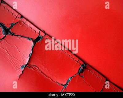 Weathered leather. Stock Photo