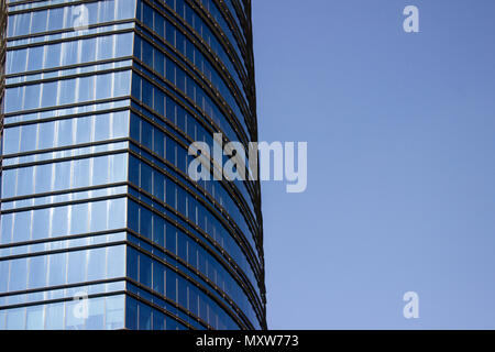 Blue Building Side View Side view of blue glass corporate building Stock Photo - Alamy