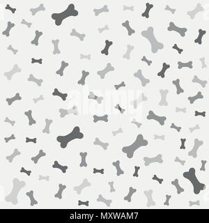 Bone for dog seamless texture Stock Vector