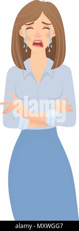 business woman isolated Stock Vector