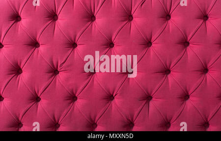 background with bright pink upholstered old-fashioned furniture textile Stock Photo