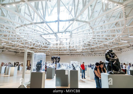 Mexico City,Hispanic Latin Latino ethnic,Mexican,Colonia Granada,Plaza Carso,Museo Soumaya Museum Carlos Slim private ar Stock Photo