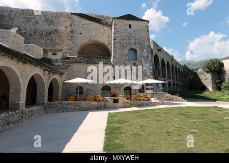 Inner view of the medieval fortress in the city of Ioannina, Greece. Stock Photo