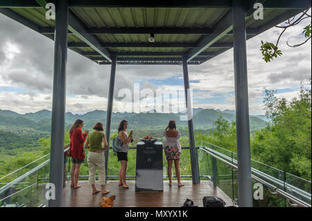 Hellfire Pass memorial museum, Kanchanaburi Province, Thailand Stock Photo