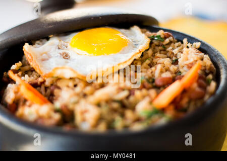 Rice with eggs Stock Photo