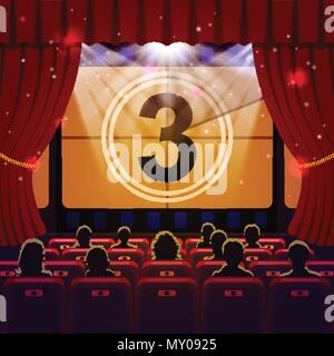 Show Time Concept Stock Vector