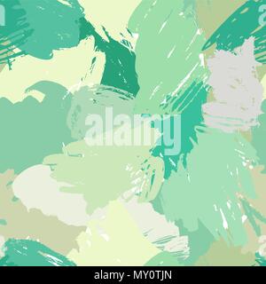 Seamless brush strokes pattern Stock Vector