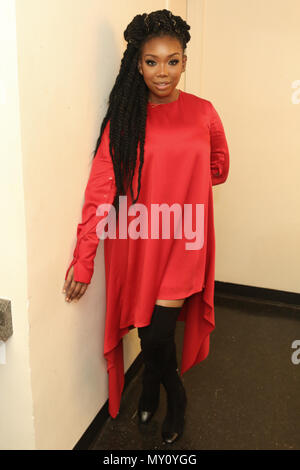 New York, NY, USA. 4th June, 2018. Brandy attends the Apollo Theater Spring Gala event at The Apollo Theater, June 4, 2018 in New York City. Photo Credit: Walik Goshorn/Mediapunch/Alamy Live News Stock Photo