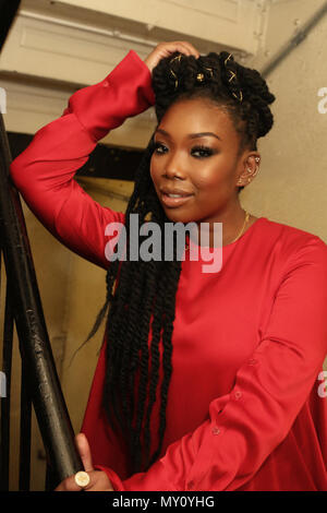 New York, NY, USA. 4th June, 2018. Brandy attends the Apollo Theater Spring Gala event at The Apollo Theater, June 4, 2018 in New York City. Photo Credit: Walik Goshorn/Mediapunch/Alamy Live News Stock Photo