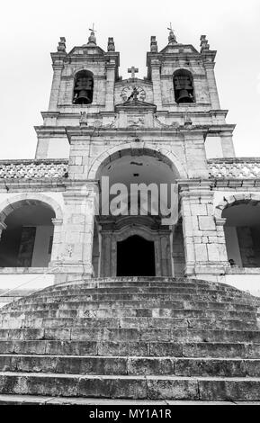 Nossa Senhora da Nazare Church, Our Lady of Nazare church, Nazare, Portugal. Stock Photo