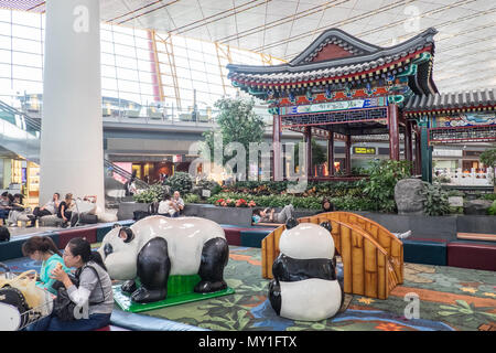 Huge,Beijing,Peking,PEK,Capital International Airport,Terminal 3,terminal three,Airport,China,Chinese,Peoples Republic of China,PRC,Asia,Asian, Stock Photo