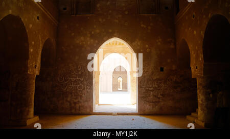 Interior view to Al-Ukhaidir Fortress aka Abbasid palace of Ukhaider ...