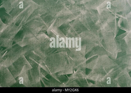 Green grunge dirty empty chalkboard, may be used as background Stock Photo