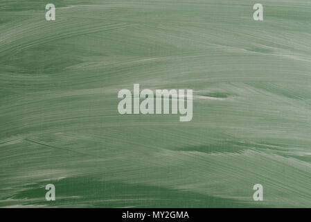 Green grunge dirty empty chalkboard, may be used as background Stock Photo