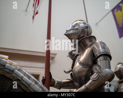 Armor for combat. Plate armour for man and horse. Europe Stock Photo ...