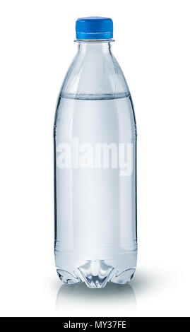 Closed plastic water bottle Stock Photo