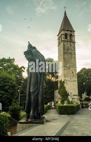 Statue of Gregory of Nin (Grgur Ninski) in Split, Croatia Stock Photo