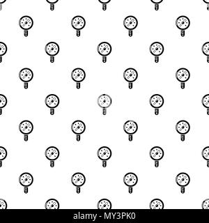 Pressure indicator icon, simple black style Stock Vector