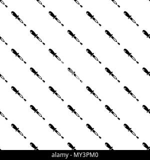 Pipette icon, simple black style Stock Vector