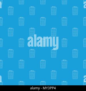 Refrigeration pattern vector seamless blue Stock Vector