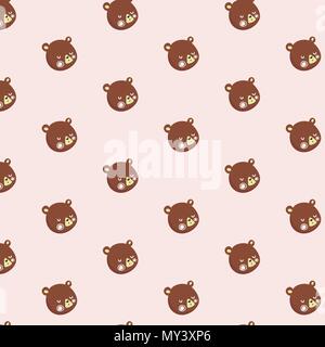 Pattern with Teddy bears. Stock Vector