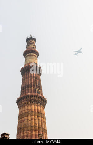 Qutb Minar complex in Delhi Stock Photo