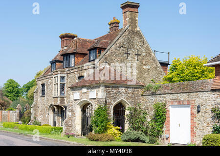 The 13th century Armoury and Town Well, Castle Street, Winchelsea, East Sussex, England, United Kingdom Stock Photo