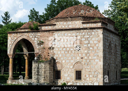 Nis, Serbia - June 04, 2018: Bali Bey Ottoman mosque, very old cultural monument in Nis fortress Stock Photo