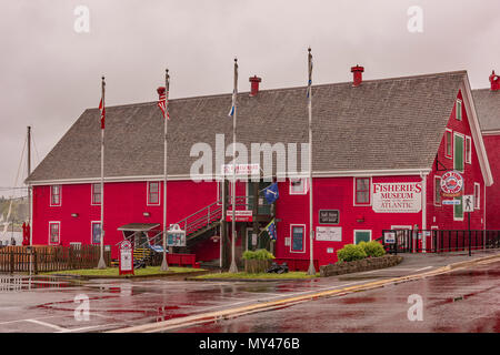 Fisheries Museum of the Atlantic in Lunenburg, Nova Scotia, Canada. Stock Photo