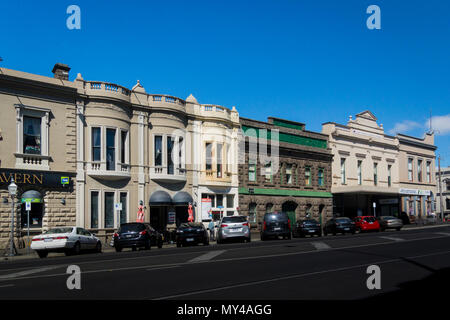 View of Lydiard Street in the city of Ballarat, Victoria, Australia Stock Photo