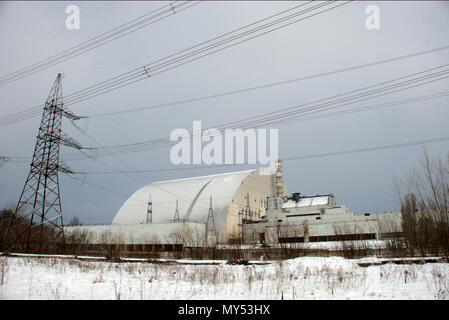 Chernobyl Nuclear Power Station Stock Photo