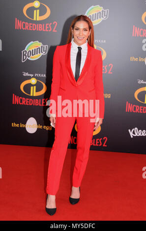 Los Angeles, USA. 5th Jun, 2018. Dancer Allison Holker attends the World Premiere of Disney and Pixar's 'Incredibles 2' at the El Capitan Theatre on June 5, 2018 in Los Angeles, California. Photo by Barry King/Alamy Live News Stock Photo