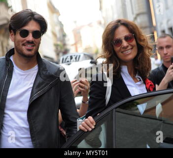 Milan Sofia Loren visits Armani s showroom in via Montenapoleone