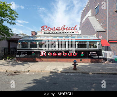 Rosebud American Kitchen And Bar Diner Davis Square Somerville   Rosebud American Kitchen And Bar Diner Davis Square Somerville Massachusetts Usa My63gh 