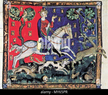 .    This image is a JPEG version of the original PNG image at File: King John from De Rege Johanne.png. Generally, this JPEG version should be used when displaying the file from Commons, in order to reduce the file size of thumbnail images. However, any edits to the image should be based on the original PNG version in order to prevent generation loss, and both versions should be updated. Do not make edits based on this version. Admins: Although this file is a scaled-down duplicate, it should not be deleted! See here for more information.  King John of England, 1167-1216. Illuminated manuscrip Stock Photo