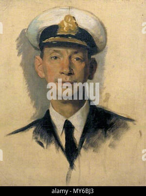 492 Sketch of 'Vice Admiral Sir Roger Keyes (1872–1945), KCB, CMG, CVO, DSO' Stock Photo