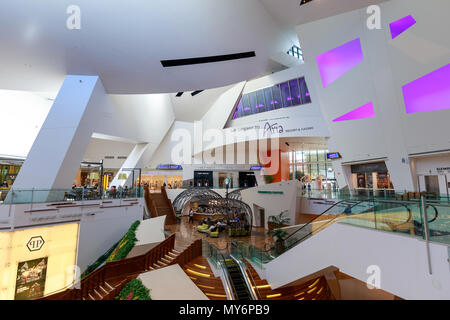 Las Vegas, Nevada - May 28, 2018 : Interior view of Crystals Mall in Las Vegas Stock Photo